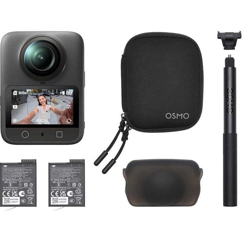 DJI Osmo 360 Essential Combo: Capture Every Angle in Stunning Detail