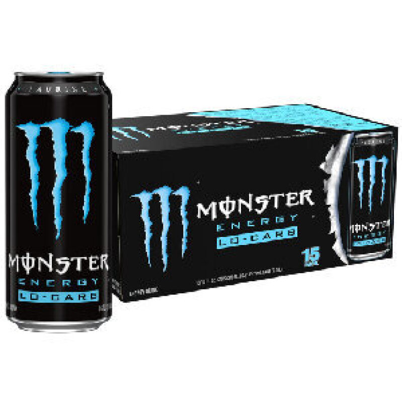 Monster Energy Low-Carb 16fl.oz Cans - 15 Pack