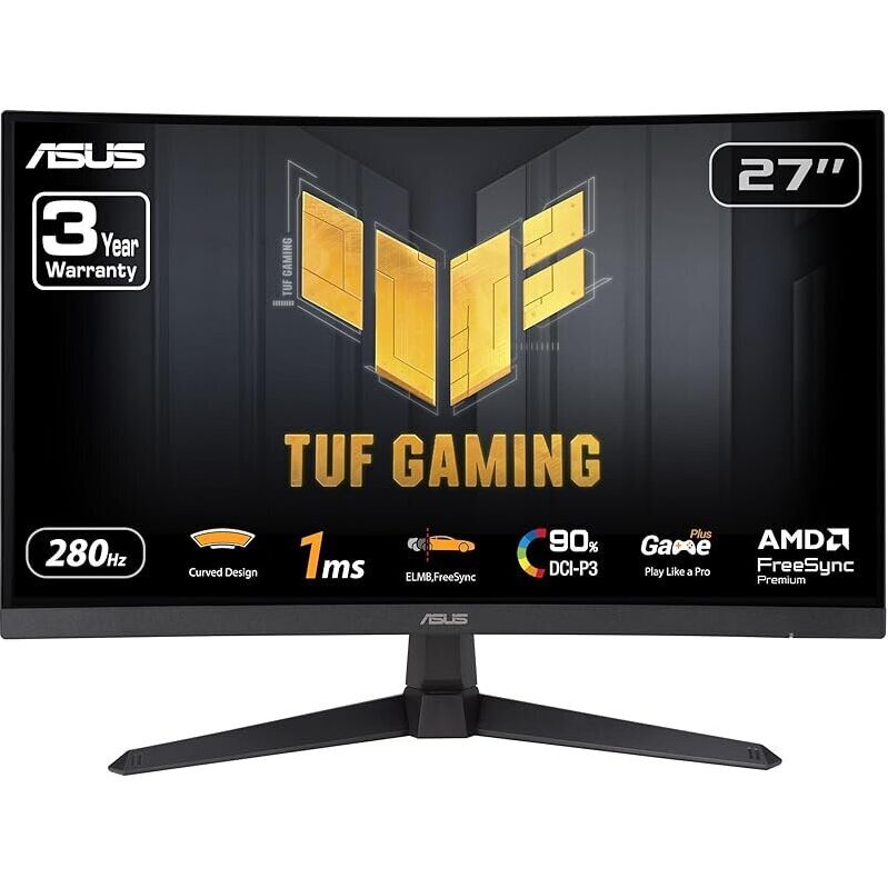 Immersive 27-Inch Full HD Gaming Monitor - ASUS TUF Gaming VG27VQM1B
