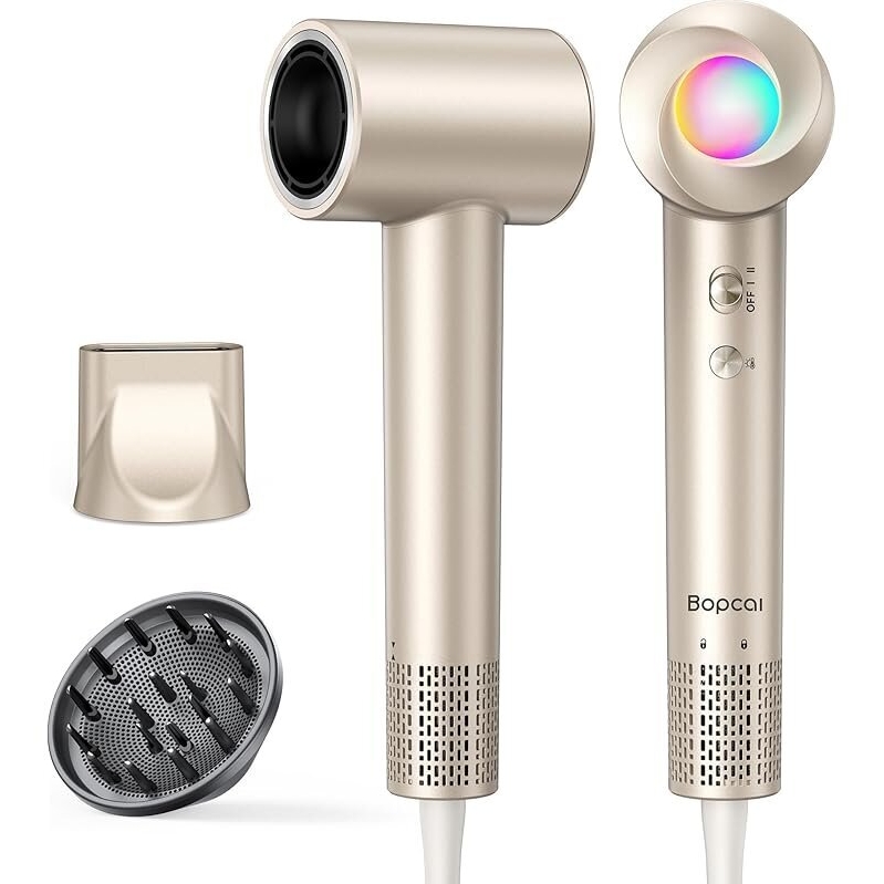 Bopcai 160,000rpm Ionic Hair Dryer with Diffuser