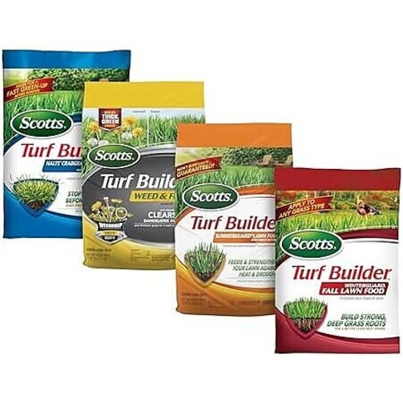 Scotts Turf Builder 4-Bag Bundle (4000 sq ft Coverage) - Great Value Deal