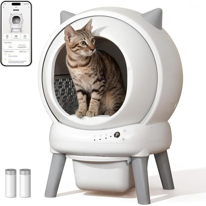 ZHMZ E2 Self-Clean Automatic Litter Box - Smart, Efficient Pet Care
