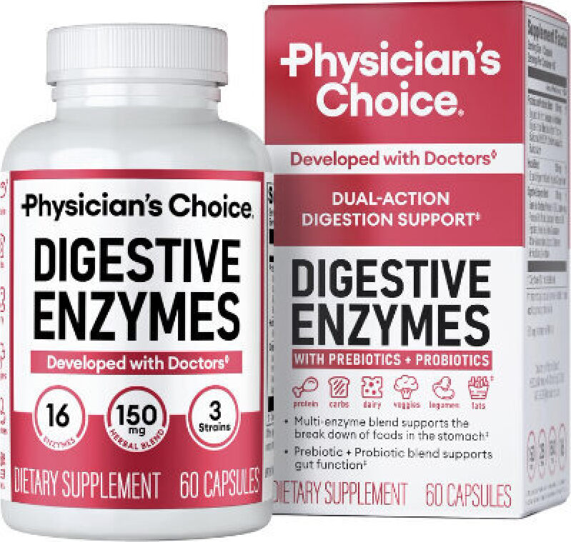 Physician's Choice Digestive Enzymes - Dual-Action Digestion Support