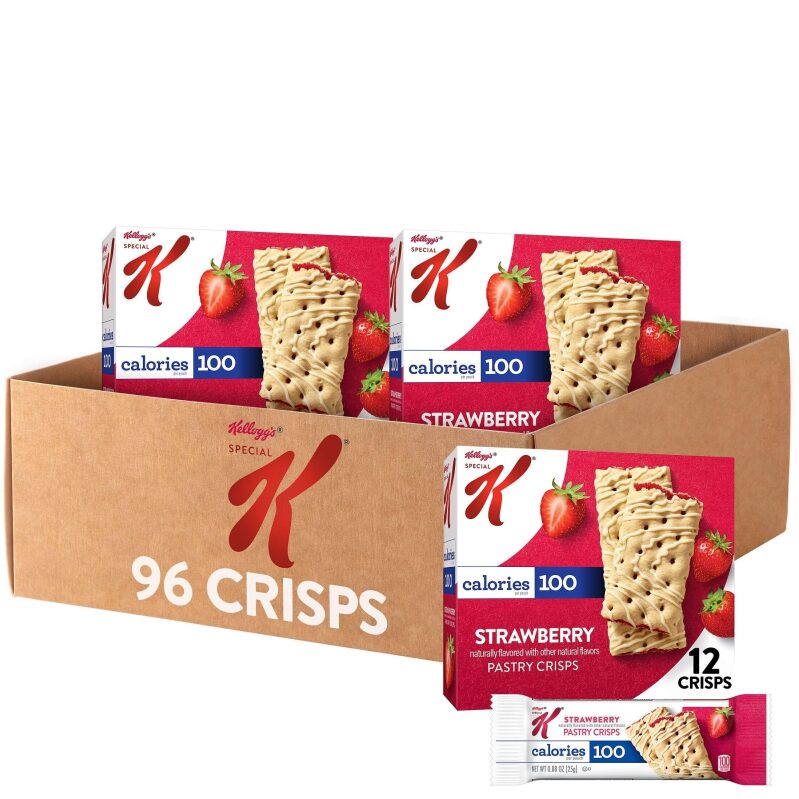 96-Count Special K Pastry Crisps Breakfast Bars, Strawberry