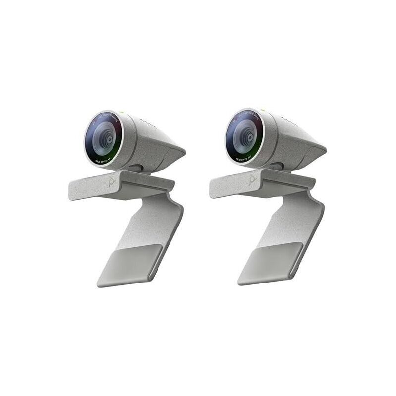 2-Pack Poly Studio P5 Professional HD Webcam - Clear Video Calls
