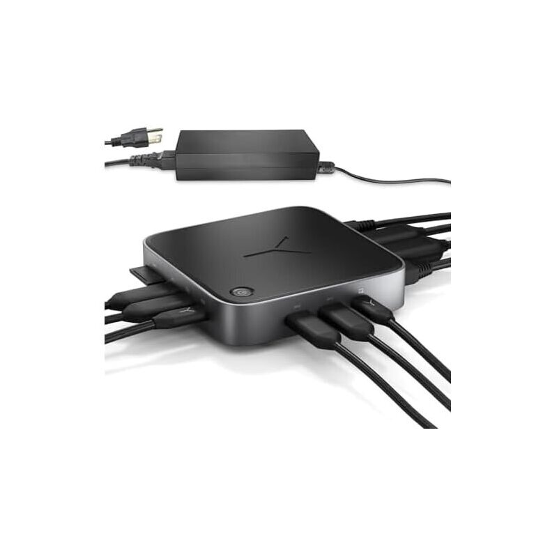 Brydge Stone Core Powered Charging Docking Station 10-Port - Maximize Your Laptop's Potential