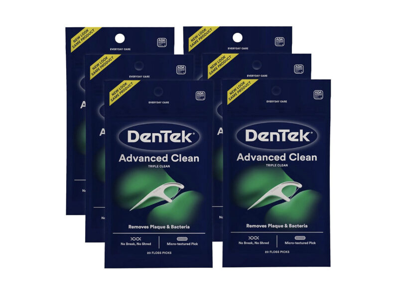 Advanced Clean Triple Floss Picks - 20 Floss Picks per Pack