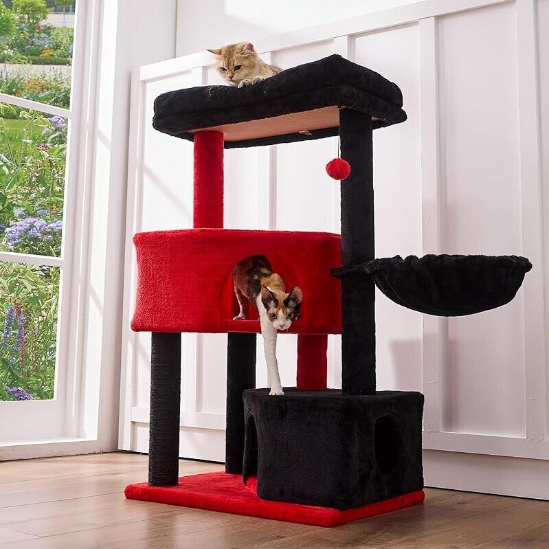 Gardner Pet 41-Inch Cat Tree for Medium-Large Cats - Durable & Entertaining
