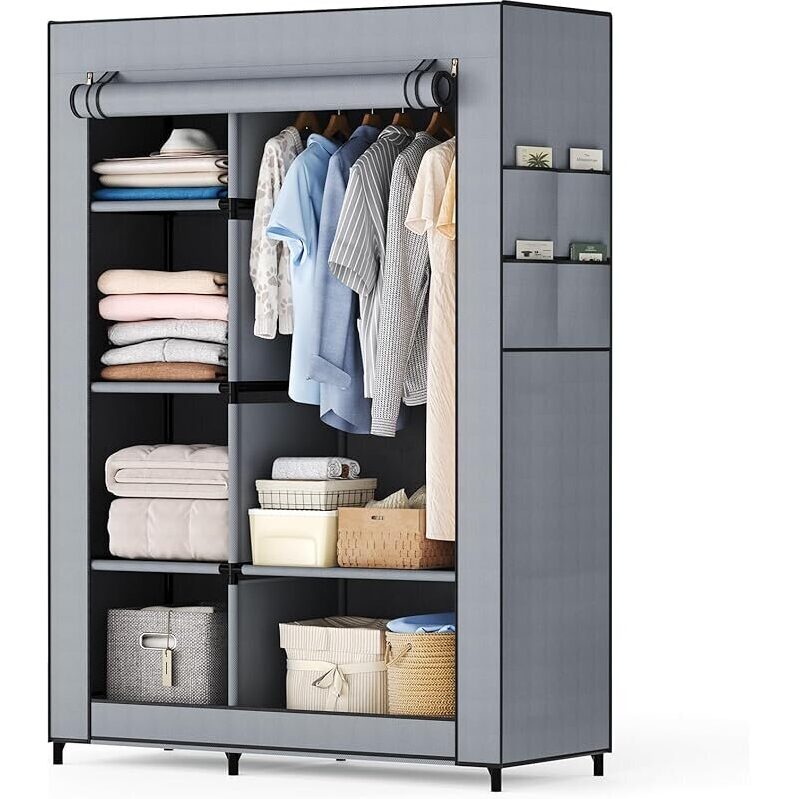 DUMOS Portable Wardrobe Closet with Cover - Ultimate Storage Solution