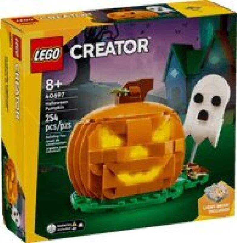 LEGO Creator Halloween Pumpkin Building Set for Kids - Spooky Fun