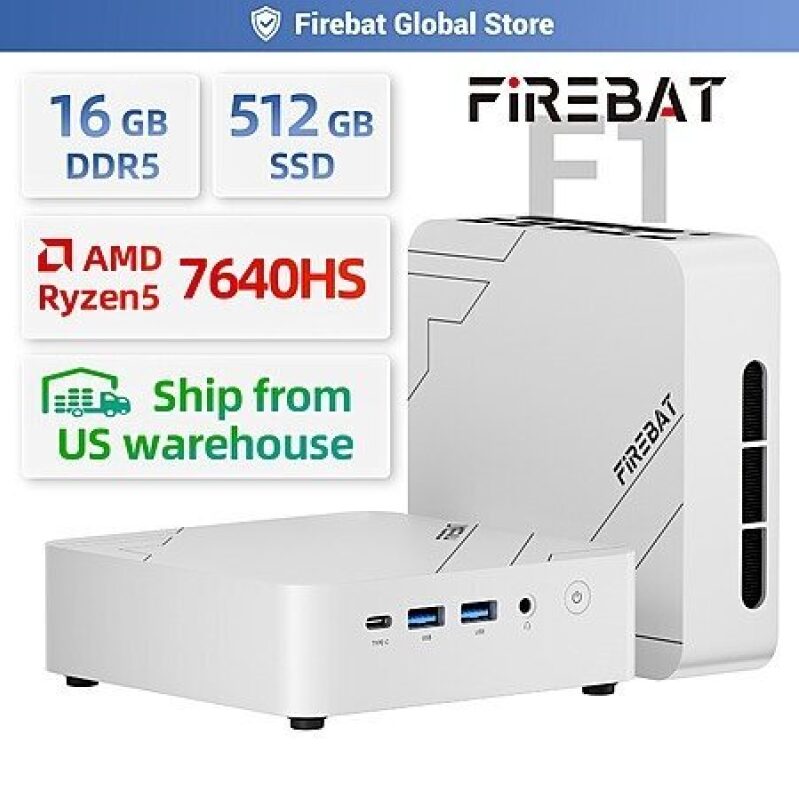 FIREBAT F1 Mini Gaming PC - Compact Power at an Unbeatable Price
