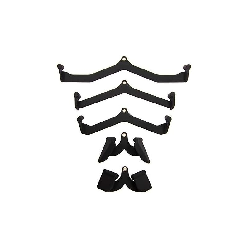 BalanceFrom Cable Machine Attachments 5-Piece Combo - Versatile Muscle Isolation