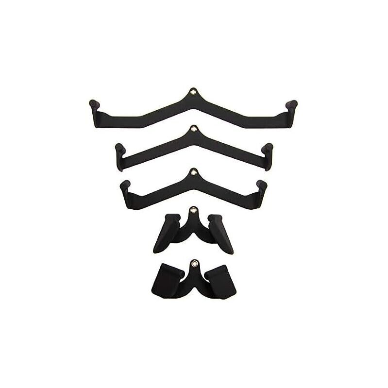 BalanceFrom Cable Machine Attachments 5-Piece Combo - Versatile Muscle Isolation