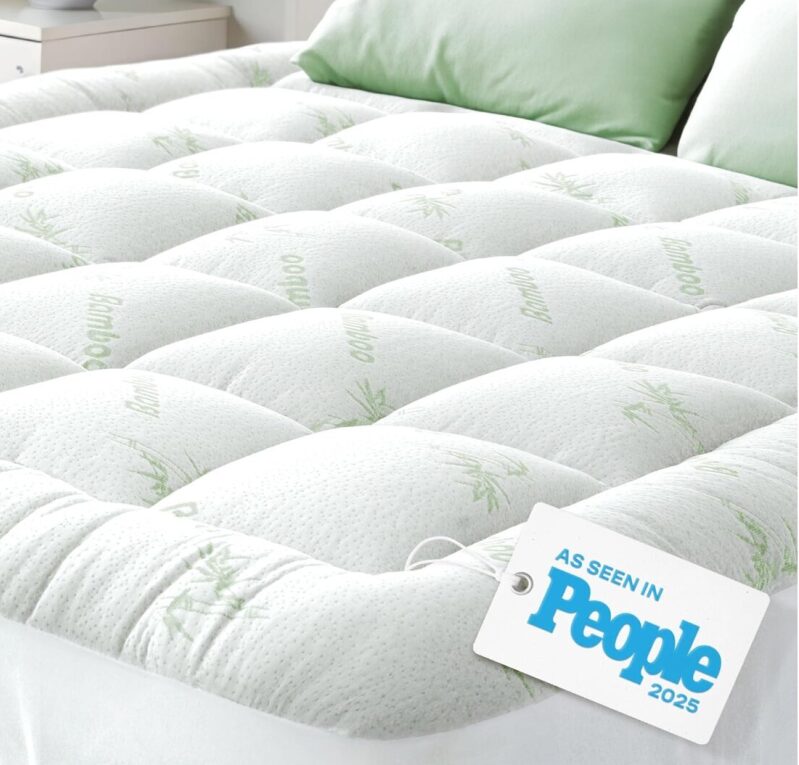 Niagara Sleep Solution Bamboo Fiber Mattress Pad - Queen Size