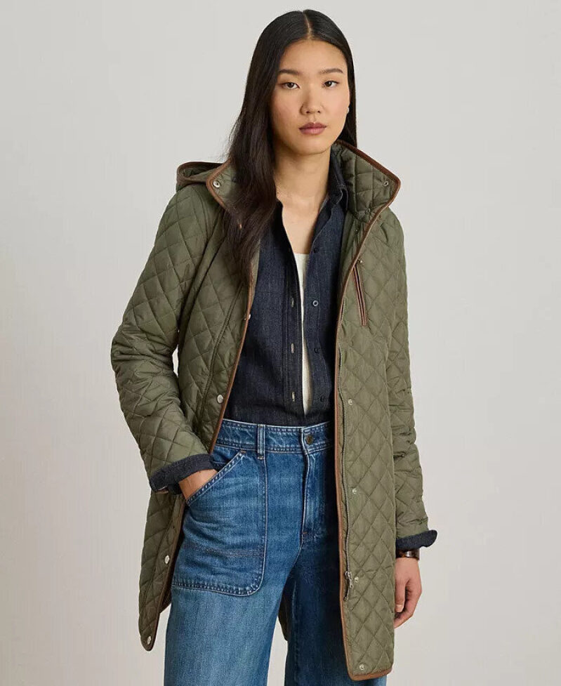 Lauren Ralph Lauren Quilted Hooded Jacket on Sale - Save Big