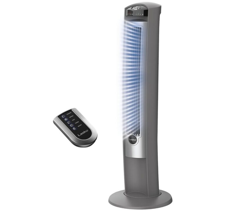 Limited Time Offer: Lasko 42-Inch Oscillating Tower Fan with Remote Control - Silver, T42951