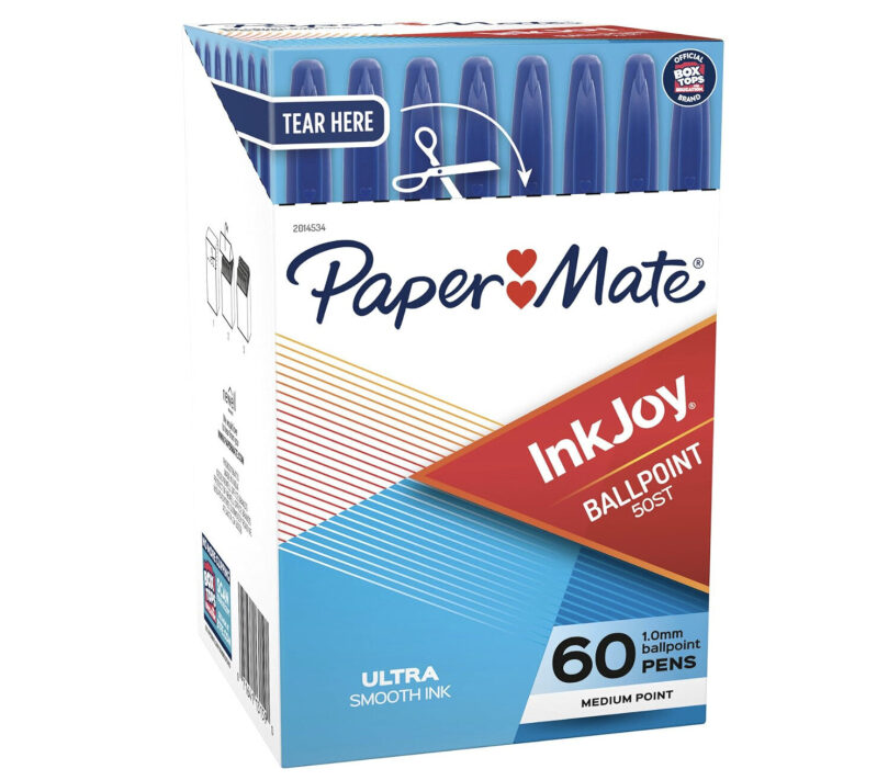 Paper Mate Blue Ballpoint Pens, 50-Pack - $7.79 After Discount