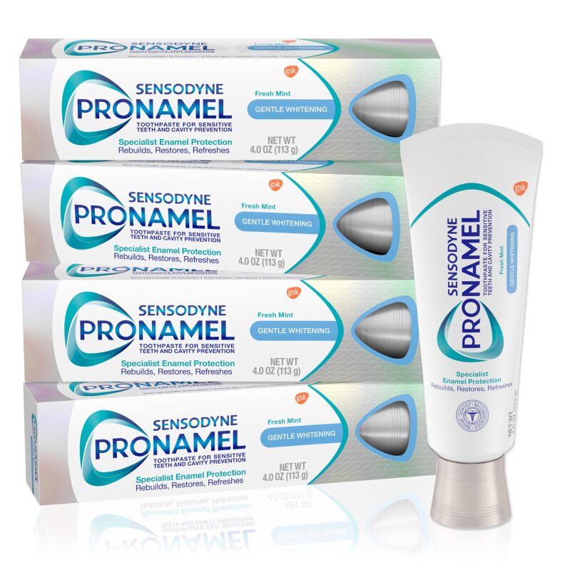 4-Pack Sensodyne Pronamel Gentle Teeth Whitening Enamel Toothpaste 4oz