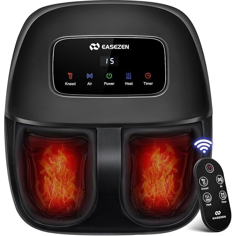 EaseZen Shiatsu Foot Massager with Heat – Ultimate Foot Care