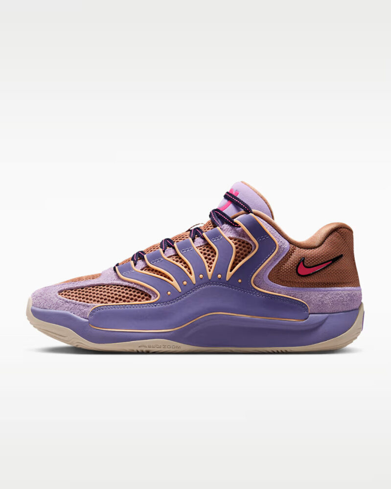 Nike KD18 'B.A.D' Purple Basketball Shoes - Memorial Tribute