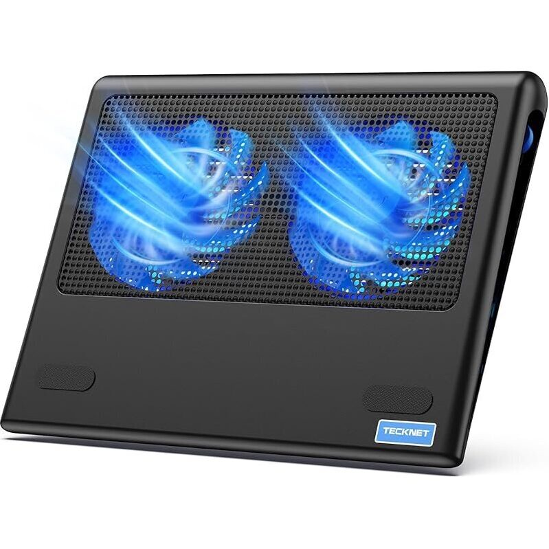Efficient 12-15.6 Inch Laptop Cooling Pad with Dual Fans