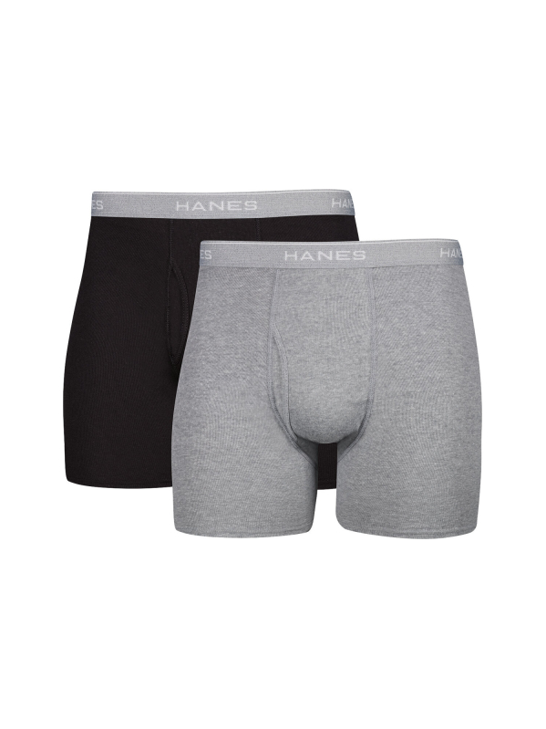 2-Pack Hanes Men's Comfort Flex Boxer Brief Underwear