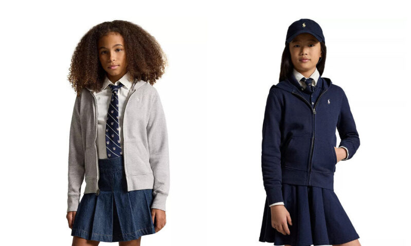 Affordable Polo Ralph Lauren Zip-Up Hoodies for Girls Ages 7-16