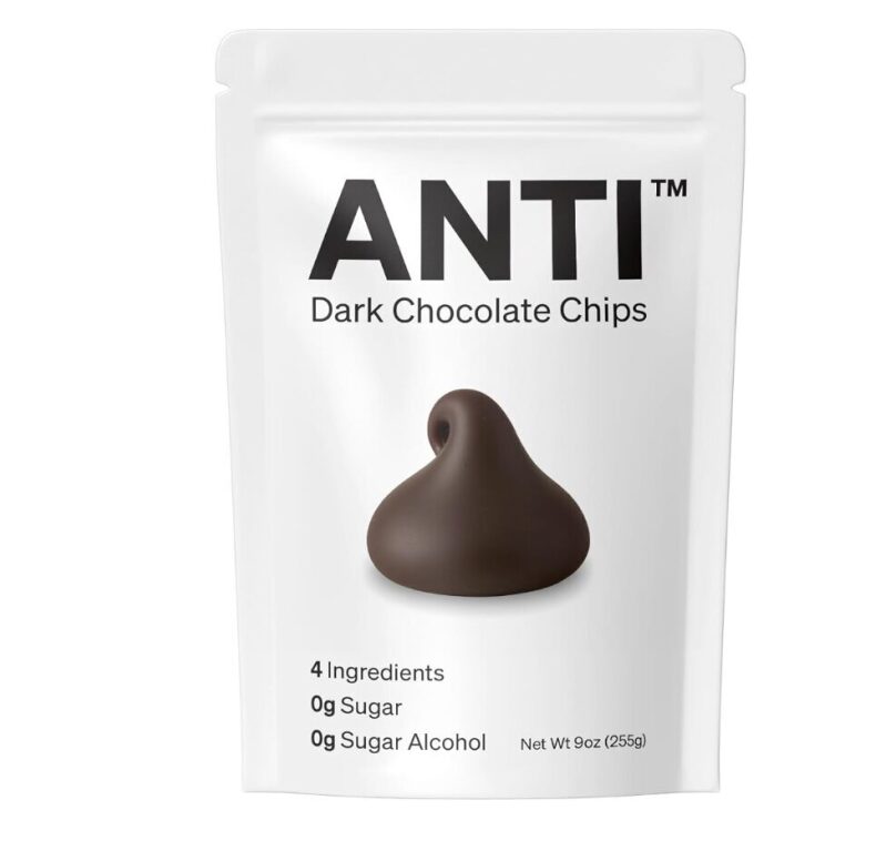 Flash Sale: Anti Sugar Sugar-Free Dark Chocolate Chips - 9oz