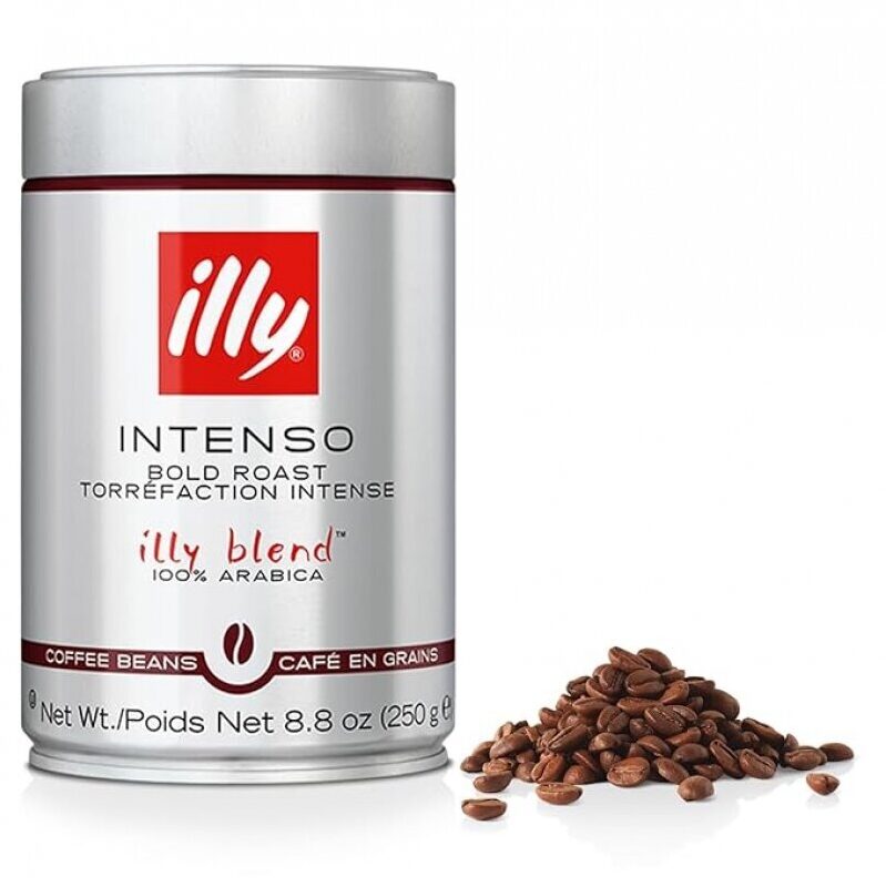 Illy Intenso Dark Roast Coffee Beans - Premium Quality, Bold Flavor