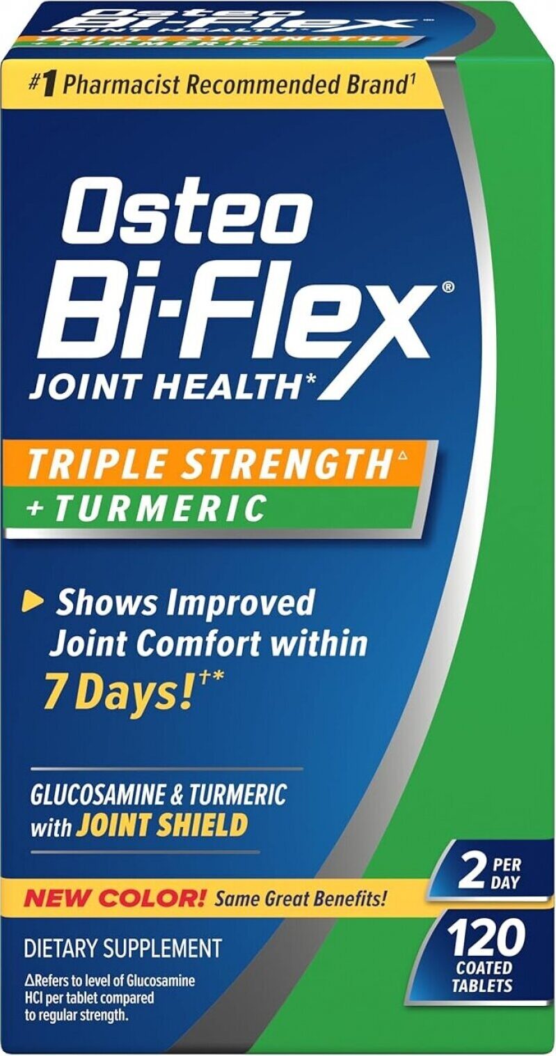 Osteo Bi-Flex Joint Health Supplement - Triple Strength with Turmeric
