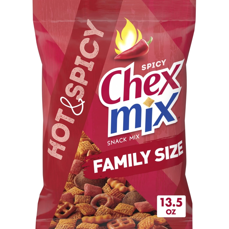 Chex Mix Hot & Spicy Family Size Snack Mix - 13.5oz