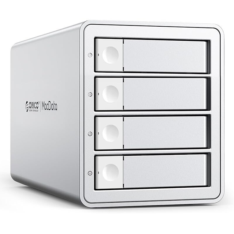 ORICO Daisy Chain 4 Bay Hard Drive Enclosure USB 3.2 Gen 2