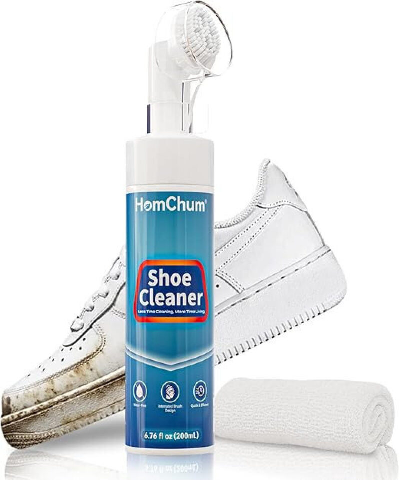 No-Rinse Shoe Cleaner with Integrated Brush - 200ml