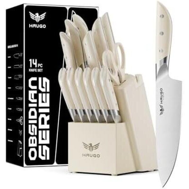 HAVGO 14-Piece German Steel Professional Knife Set - 67% OFF