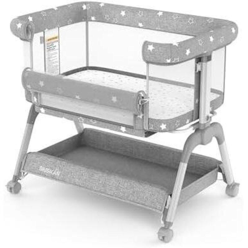 Adjustable Portable Crib with 50% Discount - Safe Sleep for Your Baby