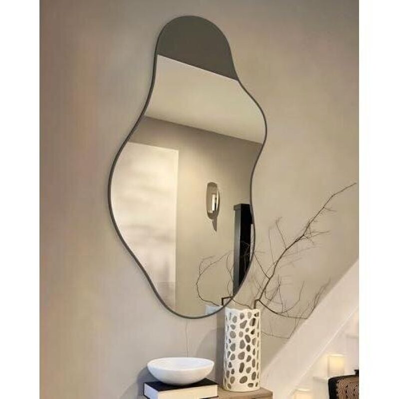 Elevate Your Space with a Modern Abstract Decorative Wall Mirror - 50% OFF