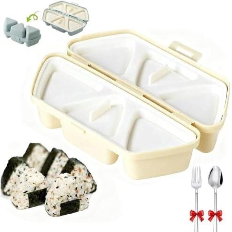 6-in-1 Rice Mold - Perfect for On-the-Go Meals
