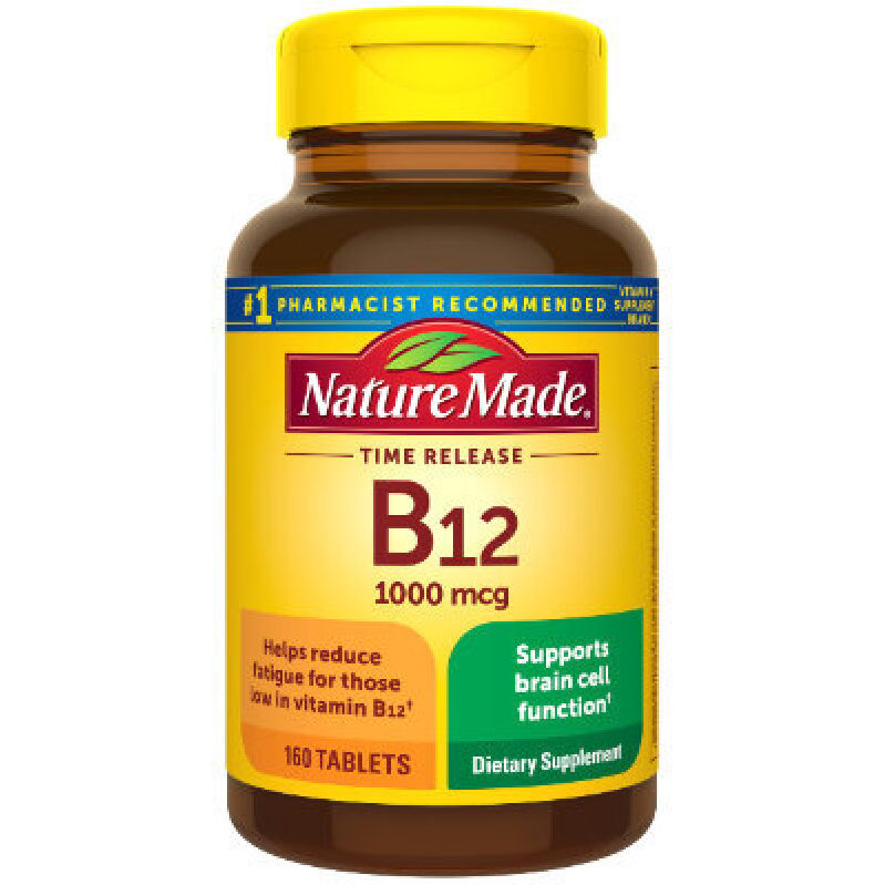 NatureMade Time Release B12 Vitamin 1000mcg - 160 Tablets
