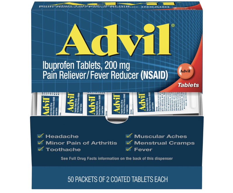 Advil Ibuprofen Tablets - Effective Pain Relief & Fever Reduction