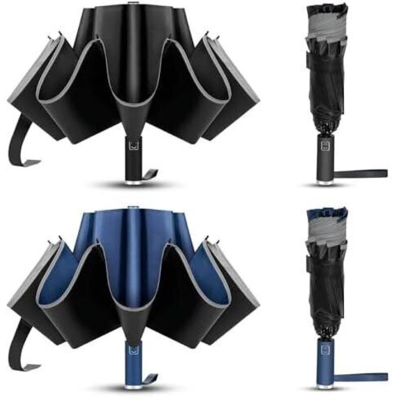 VOUUY 10 Rib Auto-Fold Umbrella - 62% OFF