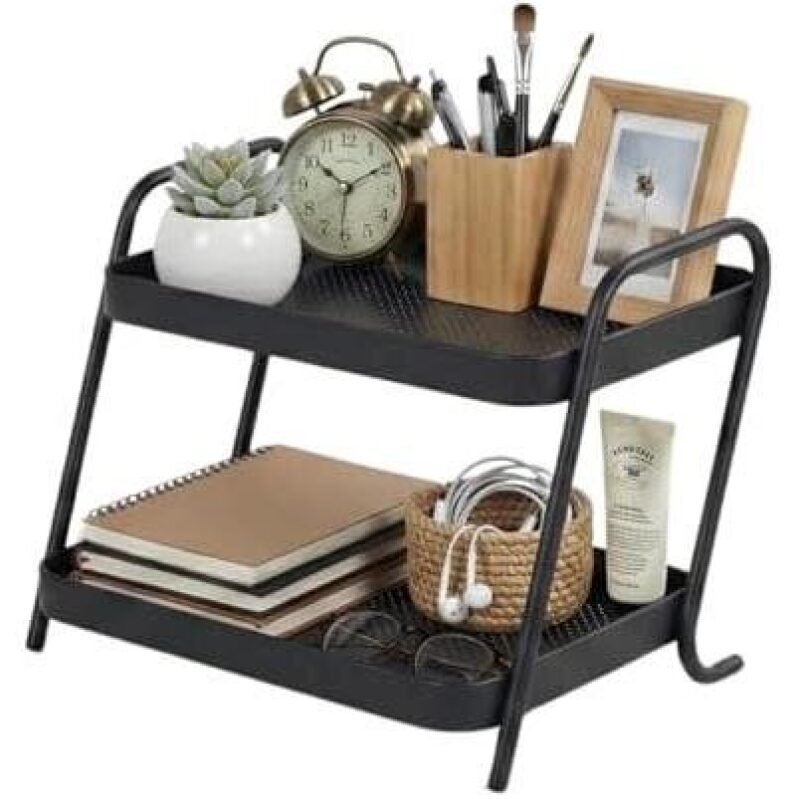 Double-Layer Adjustable Desk Organizer - 78% Off
