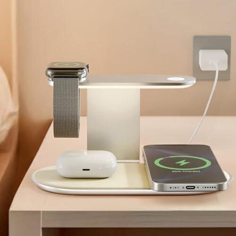 Magsafe Charger/4-in-1 15W Magnetic Fast Charging Station