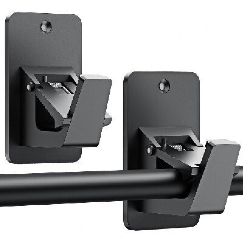 Universal Curtain Rod Brackets - 2 Pack