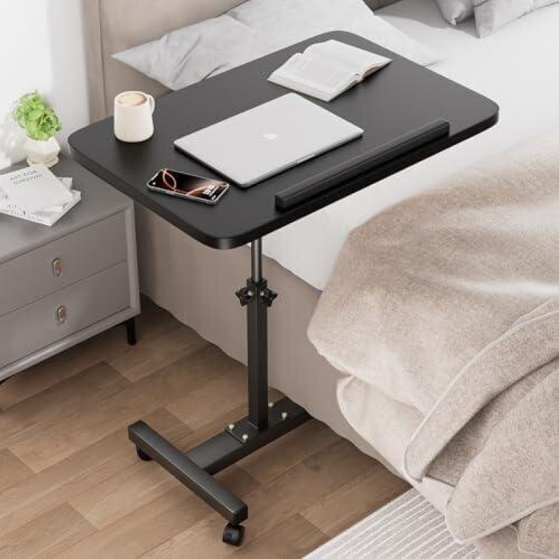 Adjustable Bedside Table with Wheels - 60% Off
