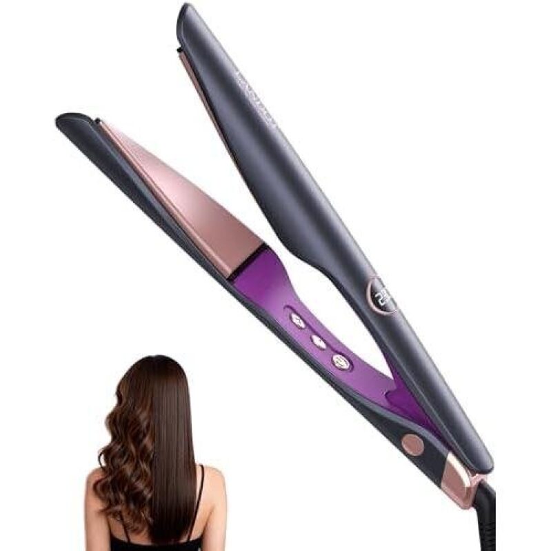 Multifunctional Hair Styling Iron with Floating Plates - Dual Voltage