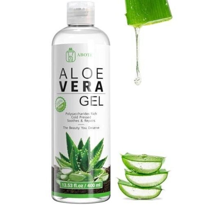 ABOTE Organic Aloe Vera Gel - 99% Pure, 55% Off