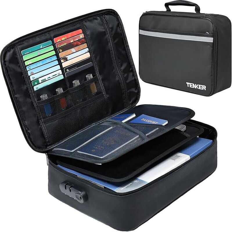Fireproof Organizer Document Bag - Ultimate Protection for Your Valuables
