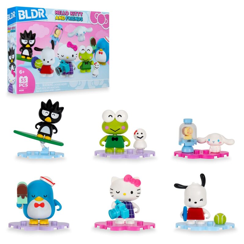 BLDR Hello Kitty and Friends Minifigures 6-Pack: A Fun Collection for Kids