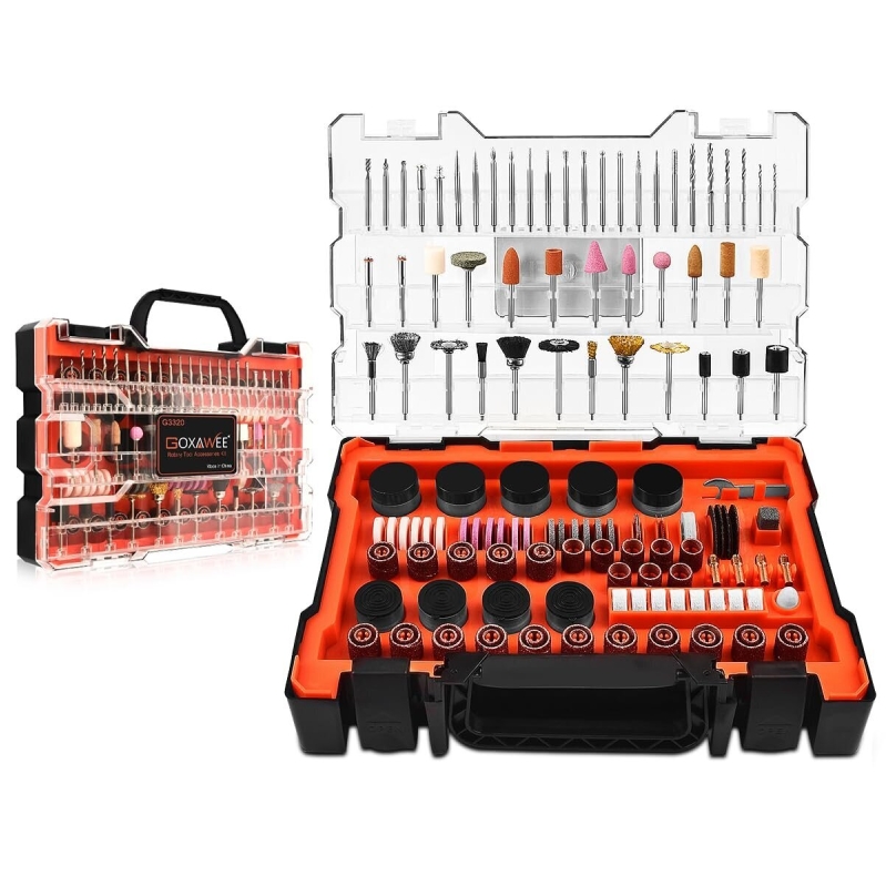 GOXAWE 480Pcs Rotary Tool Accessories Kit - Ultimate Versatility