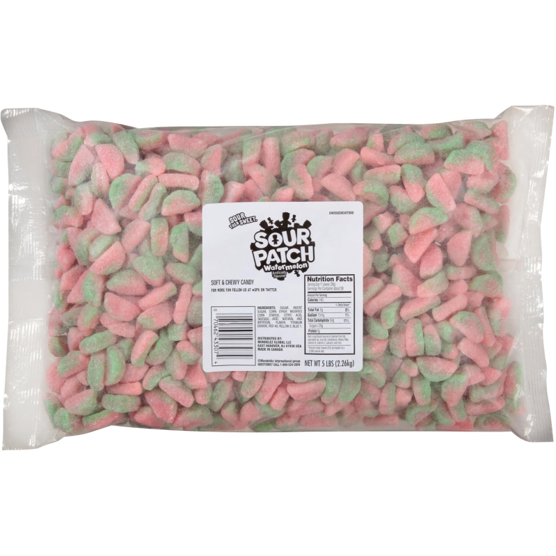 Sour Patch Kids Watermelon Soft & Chewy Candy, 80oz Bag